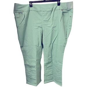 Woman Within Pants New Womens 34W Petite Plus Size Casual Comfortable Pull On